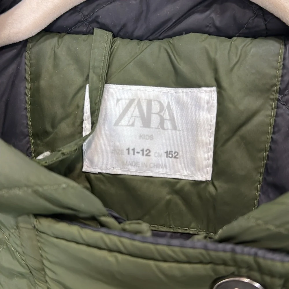 Zara quilted jacket green‎